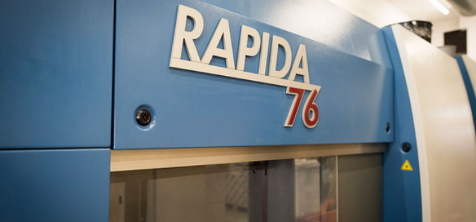 Drukarnia Mellow z pierwszą na świecie maszyną Koenig & Bauer Rapida 76 z modułem do cold stampingu