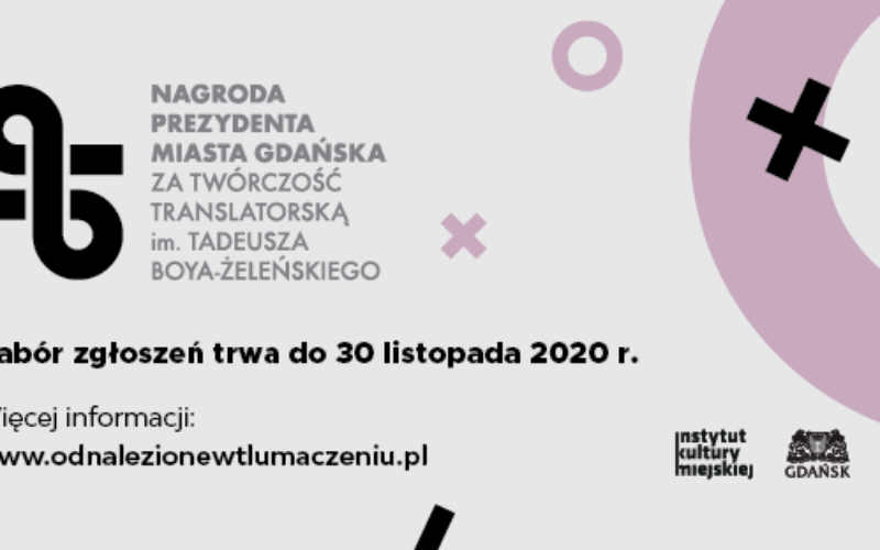 Trwa nabór zgłoszeń do Nagrody za Twórczość Translatorską im. Tadeusza Boya-Żeleńskiego