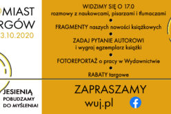 Z@miast Targów edycja jesienna, 19–23 października 2020 – Wydawnictwo Uniwersytetu Jagiellońskiego