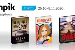 Książkowa lista TOP 20 na Empik.com za okres 26.10-8.11.2020 r.