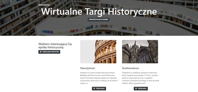 Rozpoczęto przyjmowanie zgłoszeń do Wirtualnych Targów Historycznych