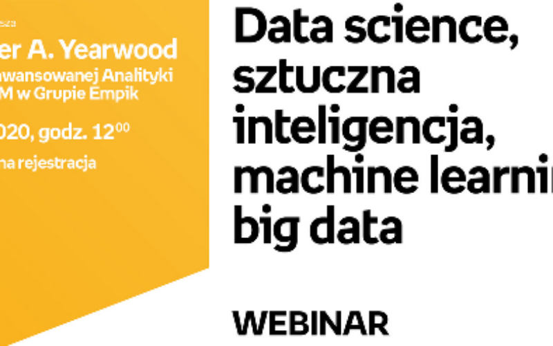 „Data science, sztuczna inteligencja, machine learning, big data”