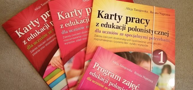 Karty pracy z edukacji polonistycznej dla uczniów ze specjalnymi potrzebami
