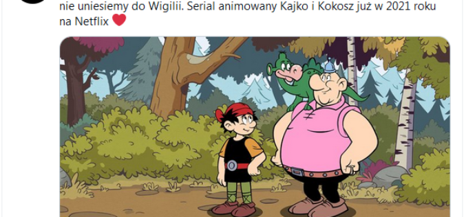 Kajko i Kokosz w serialu dla Netflixa. Premiera w 2021 roku