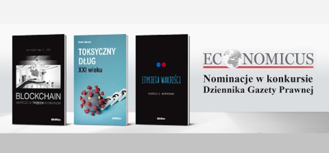 ECONOMICUS 2020. Książki wydawnictwa Difin nominowane w konkursie Dziennika Gazety Prawnej