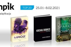 Książkowa lista TOP 20 na Empik.com za okres 25.01-8.02.2021 r.