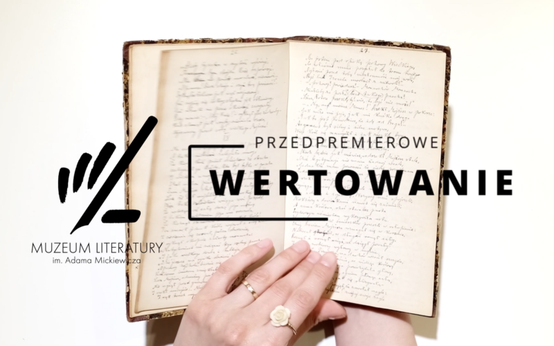 „Przedpremierowe Wertowanie” w Muzeum Literatury!