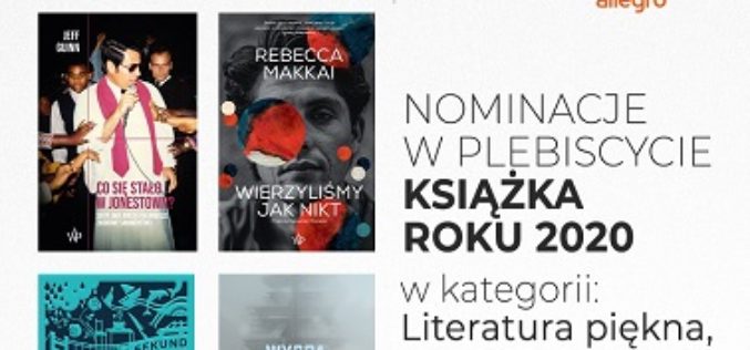 Aż 4 tytuły Wydawnictw Poznańskiego nominowane w Plebiscycie Książka Roku 2020