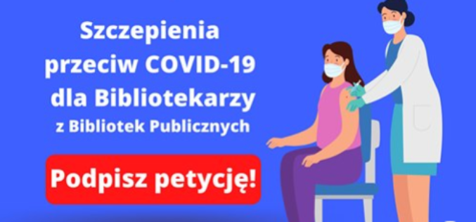Szczepienia przeciw COVID-19 dla Bibliotekarzy z Bibliotek Publicznych