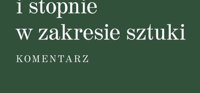 Stopnie naukowe i stopnie w zakresie sztuki – nowość wydawnictwa Difin