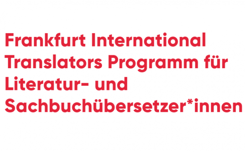 Program Frankfurt International Translators dla tłumaczy z języka niemieckiego