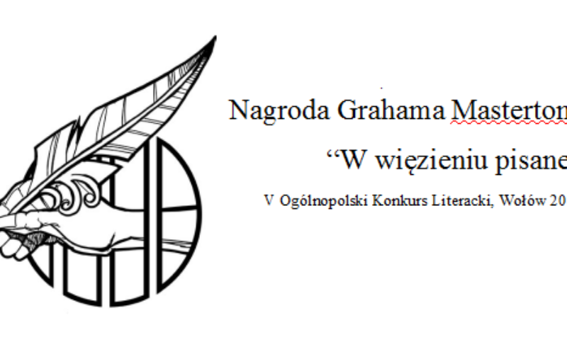Konkurs literacki dla więźniów pod egidą Grahama Mastertona