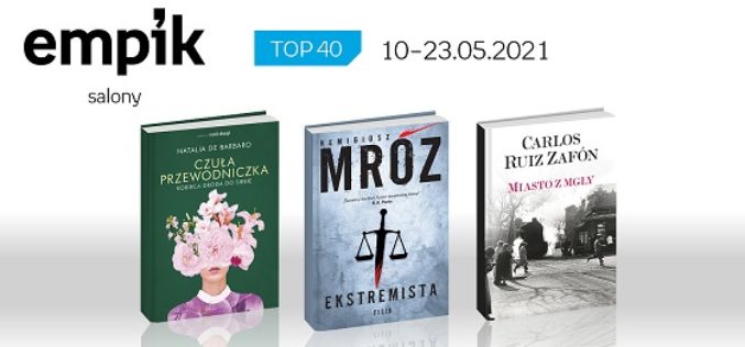 Książkowa lista TOP 40 w salonach Empiku za okres od 10 do 23 maja