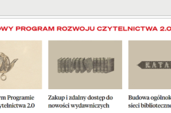 Rusza serwis Priorytetu 1. Narodowego Programu Rozwoju Czytelnictwa 2.0