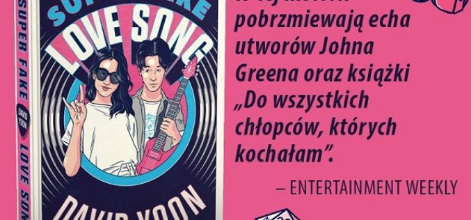 „Superfake love song” – nowa powieść Davida Yoona!