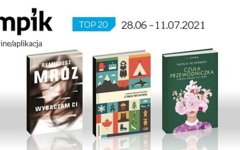 Książkowa lista TOP 20 na Empik.com za okres 28 czerwca – 11 lipca