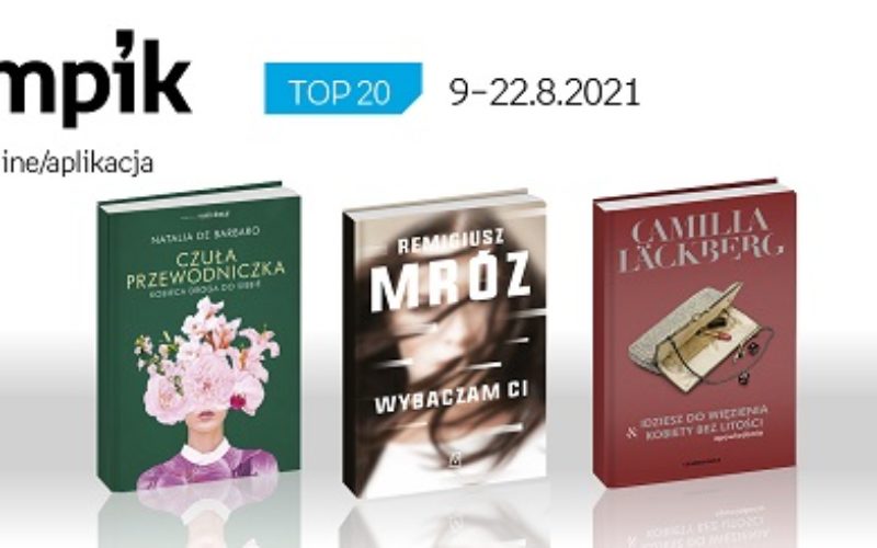 Książkowa lista TOP 20 na Empik.com za okres 9 – 22 sierpnia