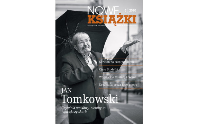 Prof. Jan Tomkowski laureatem miesięcznika „Nowe Książki”