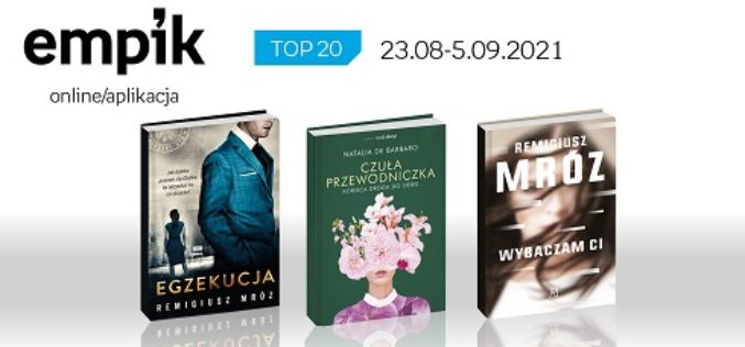 Książkowa lista TOP 20 na Empik.com za okres 23 sierpnia – 5 września