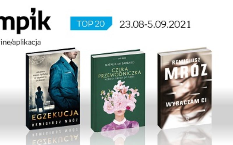 Książkowa lista TOP 20 na Empik.com za okres 23 sierpnia – 5 września