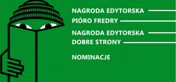 Znamy nominacje do nagród edytorskich Pióro Fredry 2021 i Dobre Strony 2021!