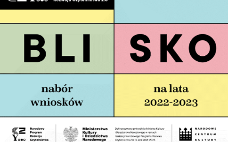 Narodowy Program Rozwoju Czytelnictwa 2.0: 5,5 mln zł dla bibliotek w ramach konkursu BLISKO