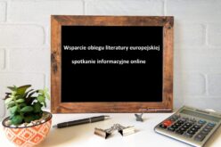 Wsparcie obiegu literatury europejskiej 2022 – spotkanie informacyjne online