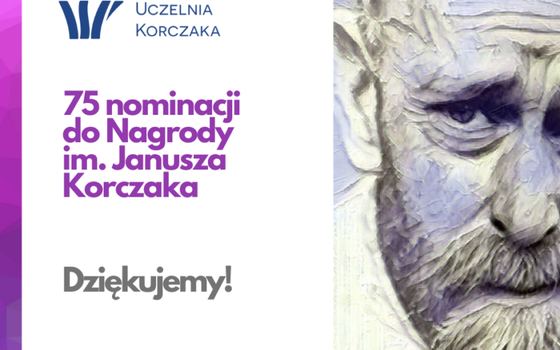 75 nominacji do Nagrody im. Janusza Korczaka