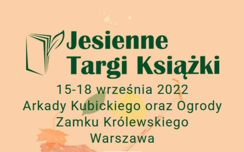 Znamy listę wystawców Jesiennych Targów Książki