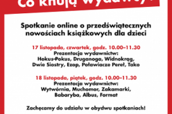 „Co knują wydawcy?” – spotkanie online o przedświątecznych nowościach książkowych dla dzieci