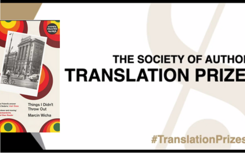 TA First Translation Prize 2023 dla przekładu książki Marcina Wiechy