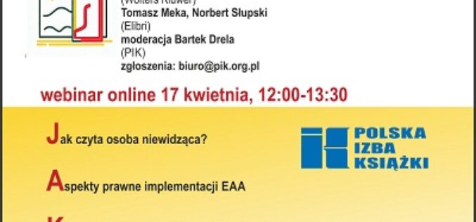 „Implementacja European Acessibility Act – co oznacza dla branży wydawniczej?”