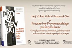 Zaproszenie na wykład otwarty prof. Gabrieli Matuszek-Stec “Przywróćmy Przybyszewskiego polskiej kulturze”