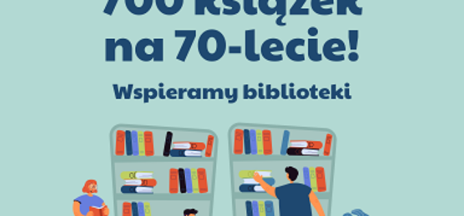 700 książek na 70-lecie! Wydawnictwo Literackie wspiera biblioteki
