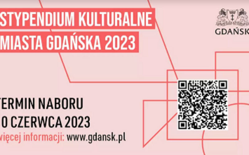 Stypendium Kulturalne Miasta Gdańska – drugi nabór 2023