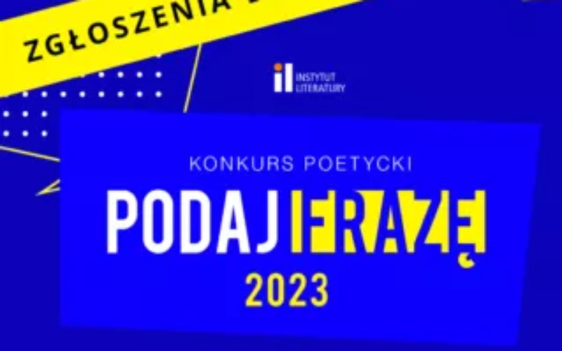 Konkurs poetycki PODAJ FRAZĘ 2023