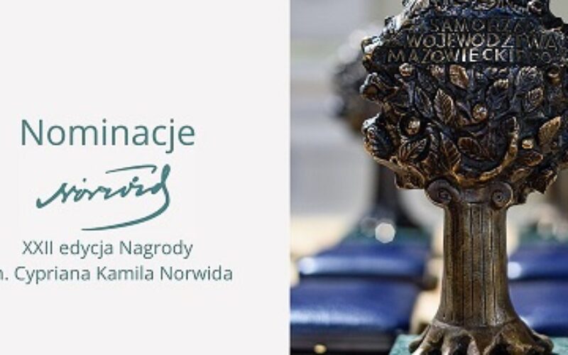 Nominacje do Nagrody im. C. K. Norwida 2023