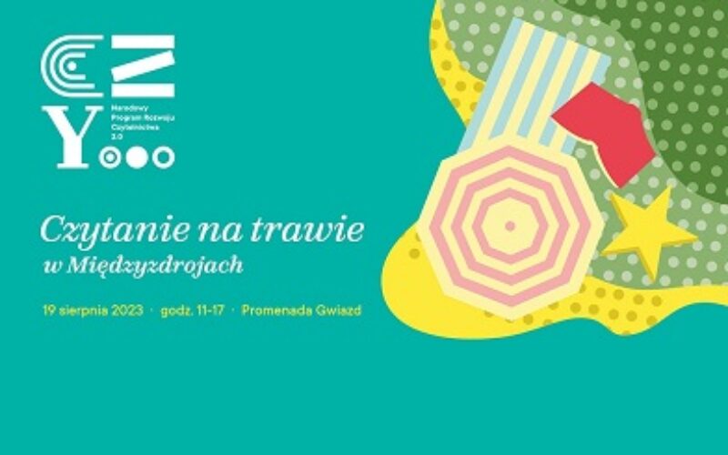 „Czytanie na trawie” 19 sierpnia w Międzyzdrojach