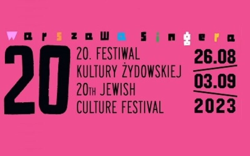 Żydowski Salon Literacki w programie 20. Festiwalu Warszawa Singera już w ten weekend