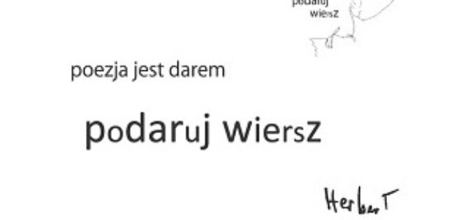 Poezja jest darem – trwa kolejna edycja akcji Podaruj Wiersz