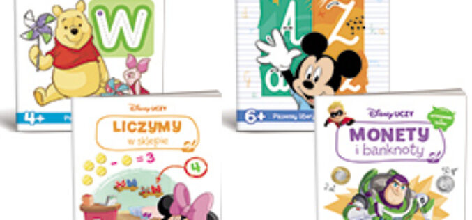 Disney Uczy – edukacyjna seria książek dla przedszkolaków i dzieci wczesnoszkolnych