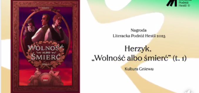 Aleksandra Herzyk z Nagrodą Literacka Podróż Hestii 2023