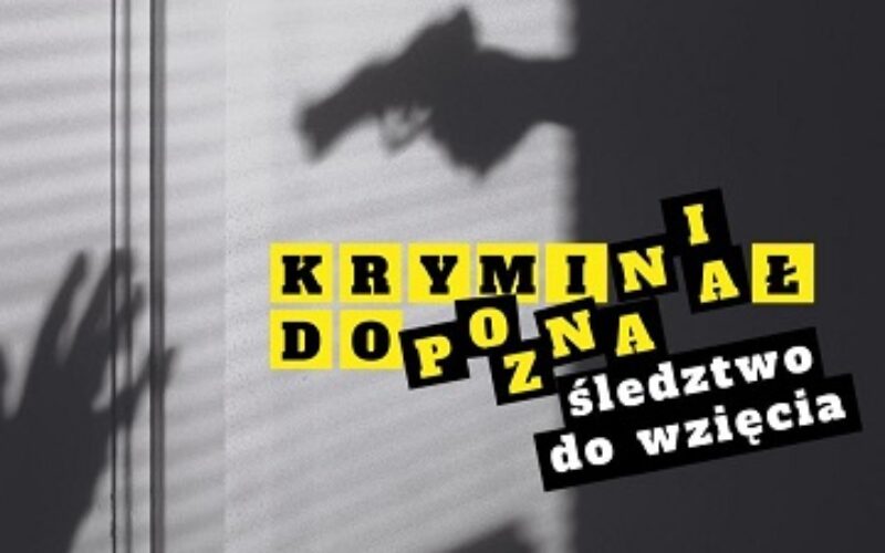 Konkurs literacki “Kryminał do Poznania”