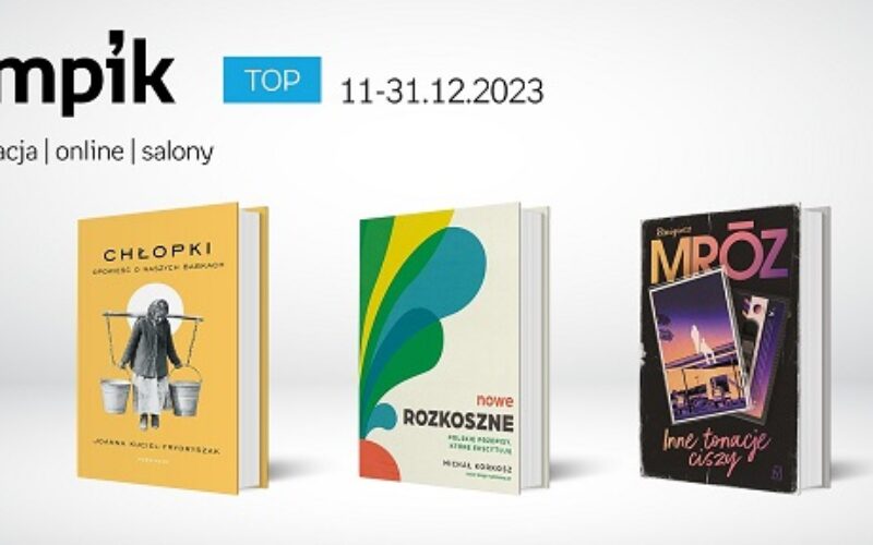 Książkowe listy bestsellerów w Empiku za okres 11-31.12.2023