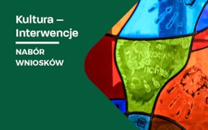 Kultura – Interwencje 2024: nabór wniosków do 18 marca