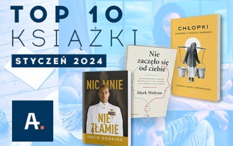 TOP 10 książek w Ateneum – styczeń 2024