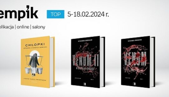 Książkowe listy bestsellerów w Empiku za okres 05-18.02.2024 r.