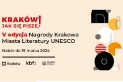 Rusza nabór do piątej edycji Nagrody Krakowa Miasta Literatury UNESCO