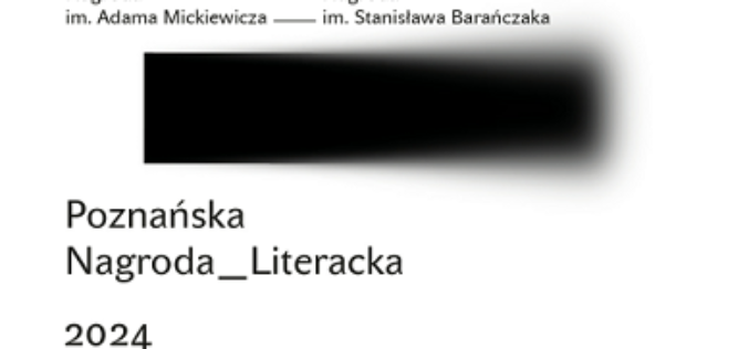 Trwa nabór do Jubileuszowej 10. edycji Poznańskiej Nagrody Literackiej