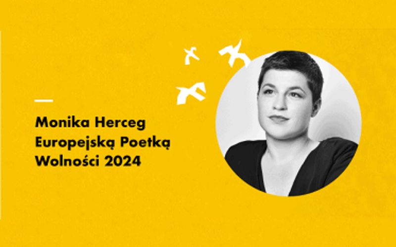 Monika Herceg laureatką nagrody literackiej Europejski Poeta Wolności 2024